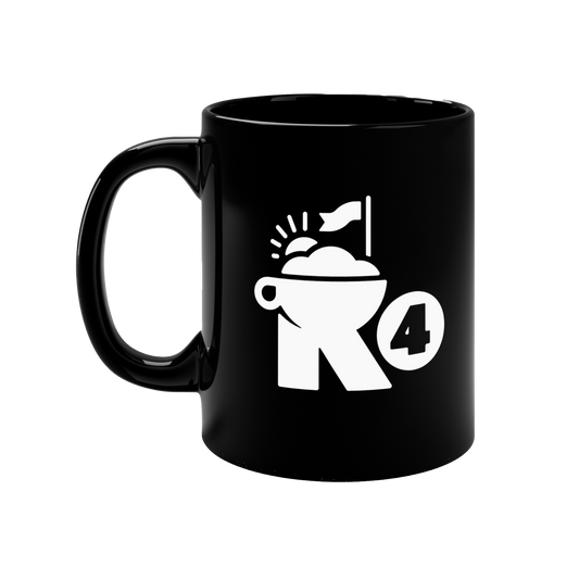 Black Mug one logo