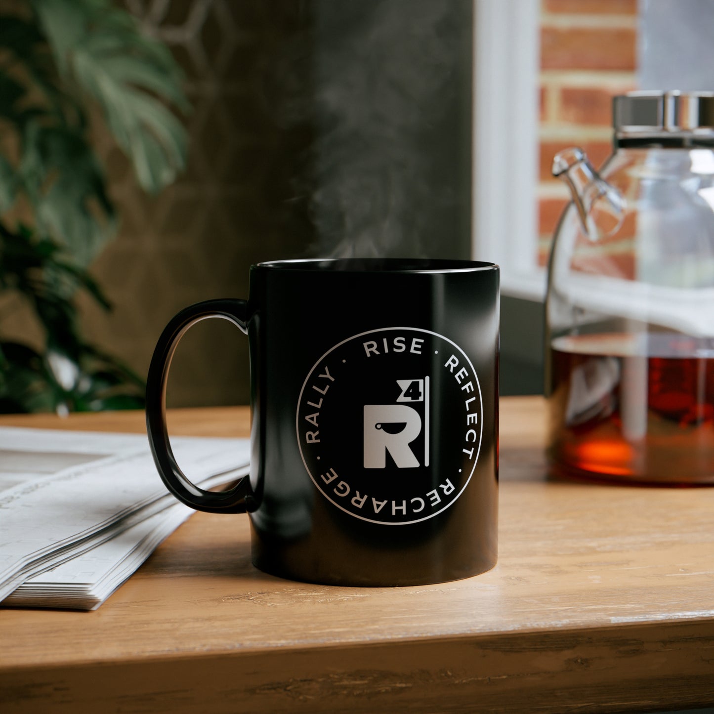 R4 Flag Circle Logo Mug