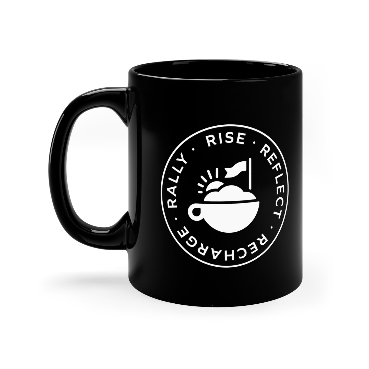 Black Circle Logo Mug
