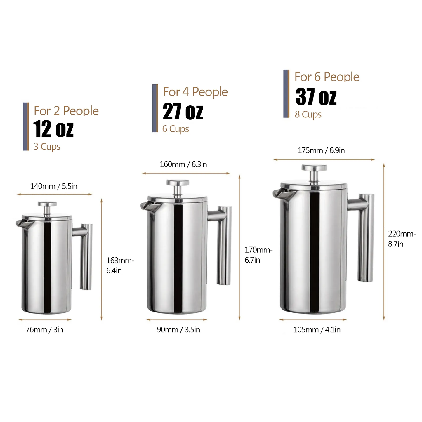 Stainless Steel French Press