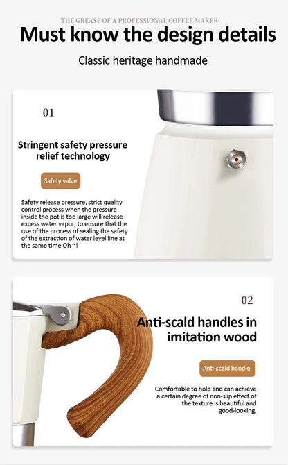 Moka Pot - Italian Espresso Coffee Maker