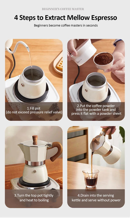Moka Pot - Italian Espresso Coffee Maker