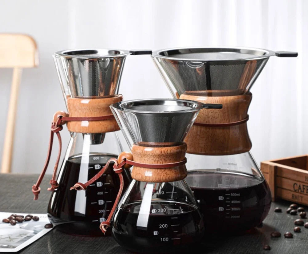 Glass Coffee Pour Over Carafe