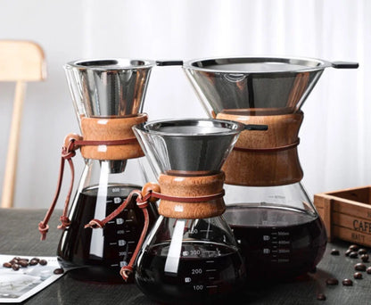 Glass Coffee Pour Over Carafe