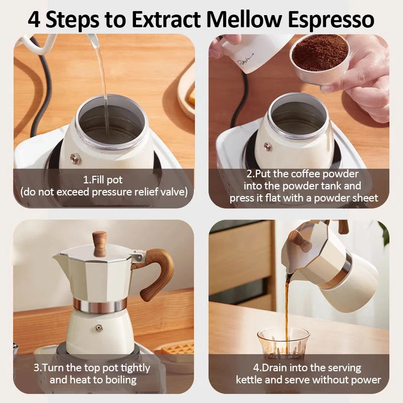 Moka Pot - Italian Espresso Coffee Maker
